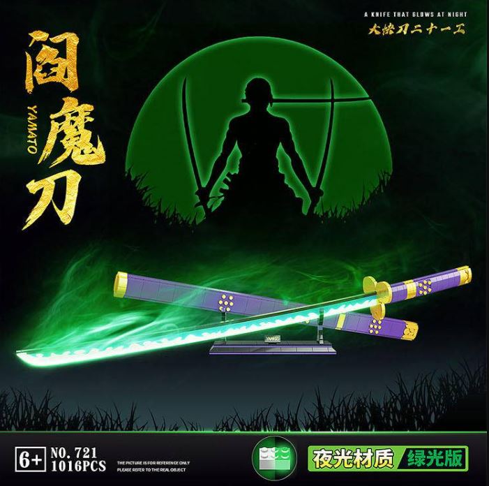 QUANGUAN 721 One Piece - Zoro with a Big Knife