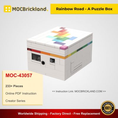 Rainbow Road - A Puzzle Box MOC 43057 Creator Designed By Cheat3 Puzzles With 233 Pieces