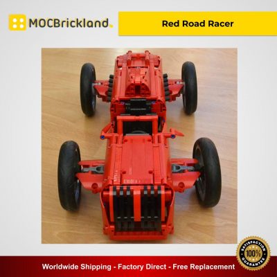 Red Road Racer MOC 5370 Technic Designed By Technicbasics With 888 Pieces