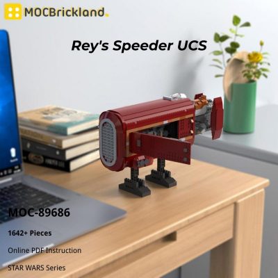 MOCBRICKLAND MOC-89686 Rey's Speeder UCS