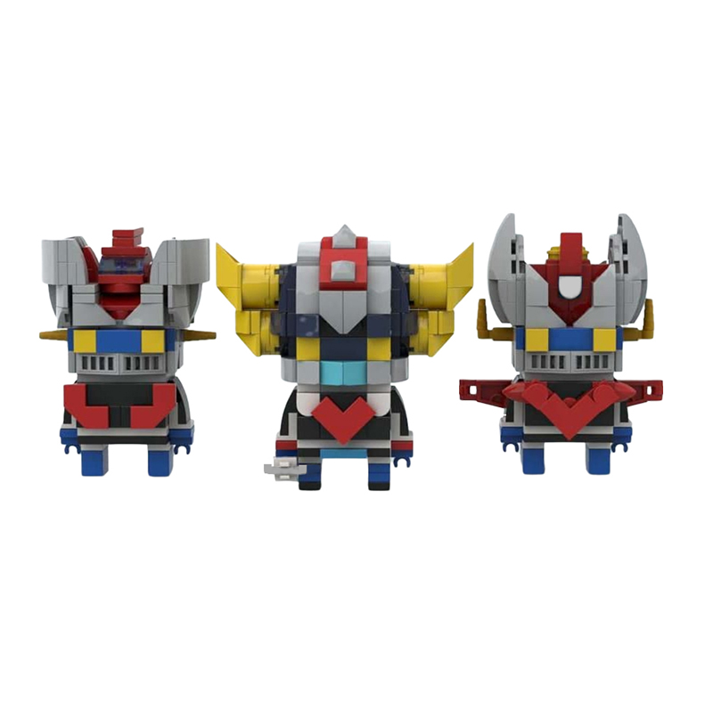 MOCBRICKLAND MOC-77462 Robot Pack Mazinger Z, Great Mazinger and Goldrake