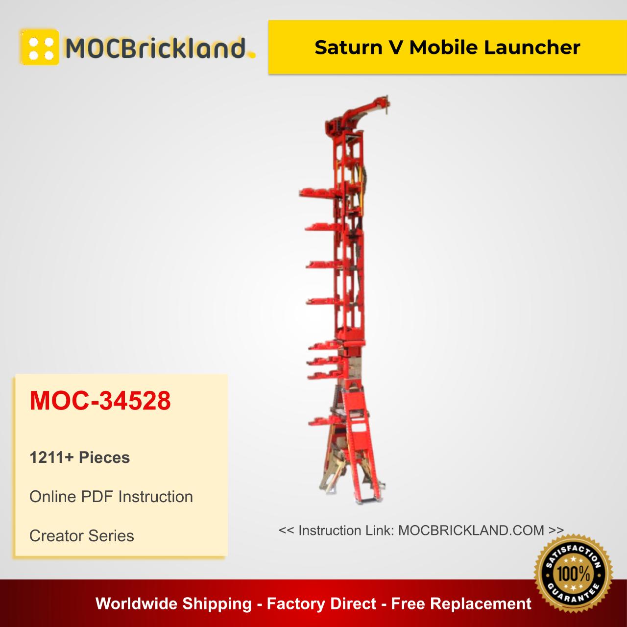Saturn V Mobile Launcher MOC 34528 Creator Designed By BennyBenster With 1211 Pieces