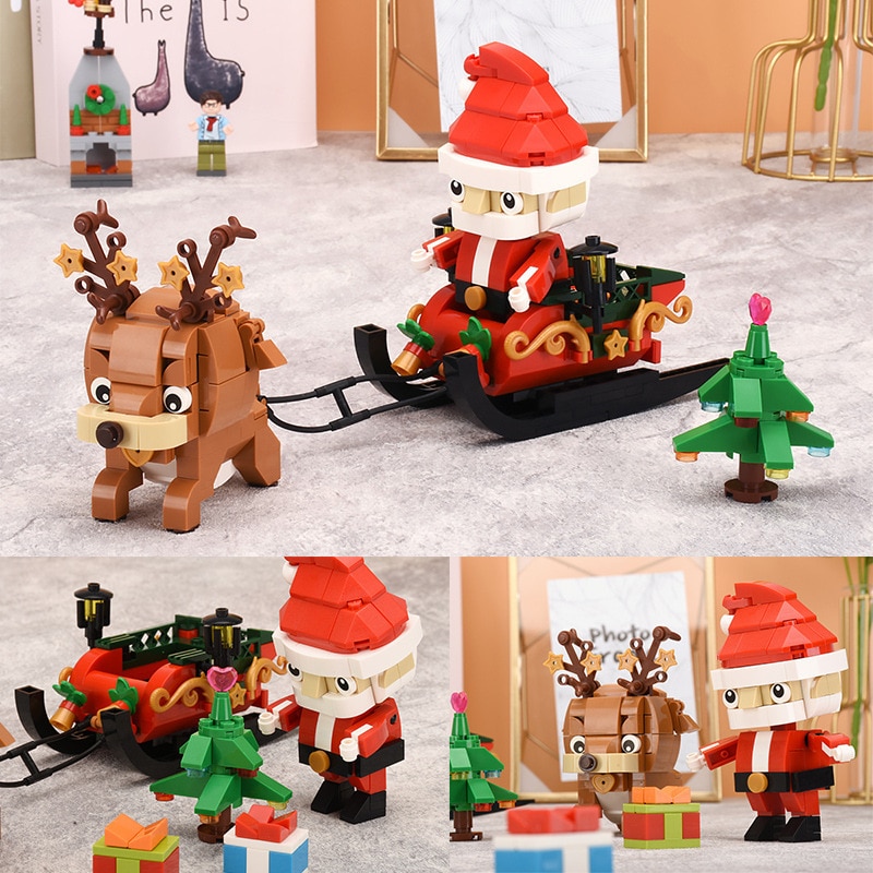 SEMBO 601091 Christmas Santa Claus and Reindeer