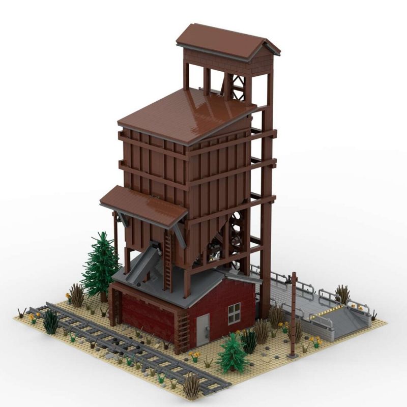 MOCBRICKLAND MOC-68452 Small Wood Coaling Tower
