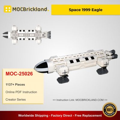 Space 1999 Eagle MOC 25026 Creator Designed By Divinglog With 1137 Pieces