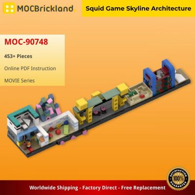 MOCBRICKLAND MOC-90748 Squid Game Skyline Architecture