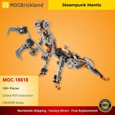 MOCBRICKLAND MOC-18618 Steampunk Mantis