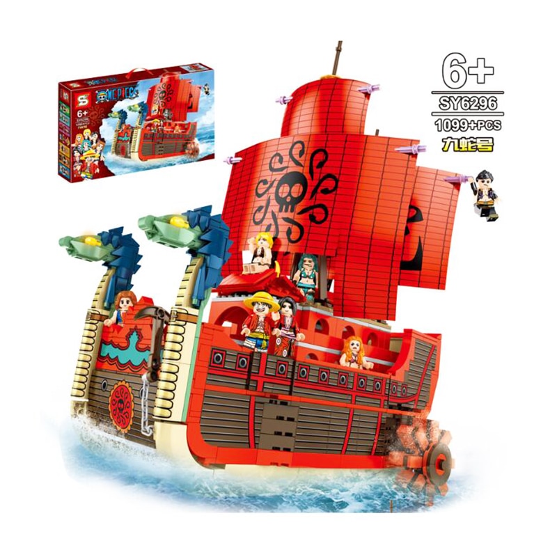 SY SY6296 One Piece Pirate Ship Nine Serpents