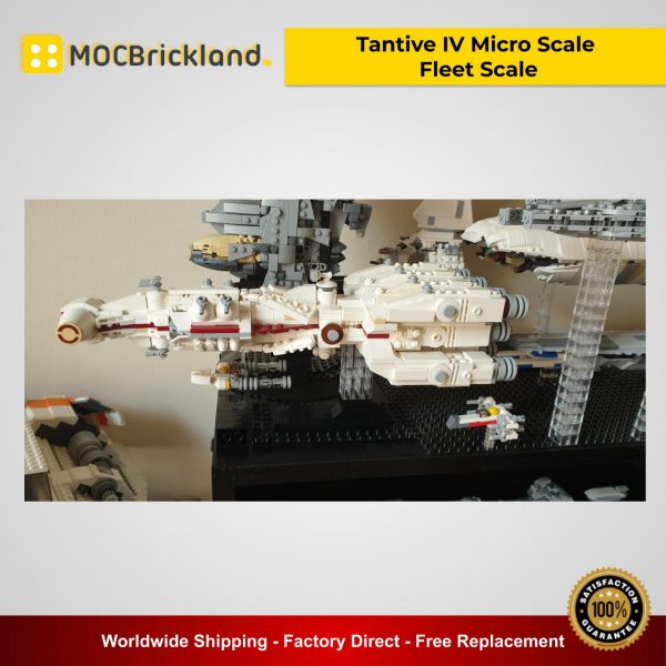 Tantive IV Micro Scale Fleet Scale MOC 36695 Star Wars Designed By 2bricksofficial With 675 Pieces
