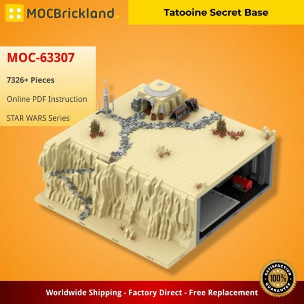 MOCBRICKLAND MOC-63307 Tatooine Secret Base