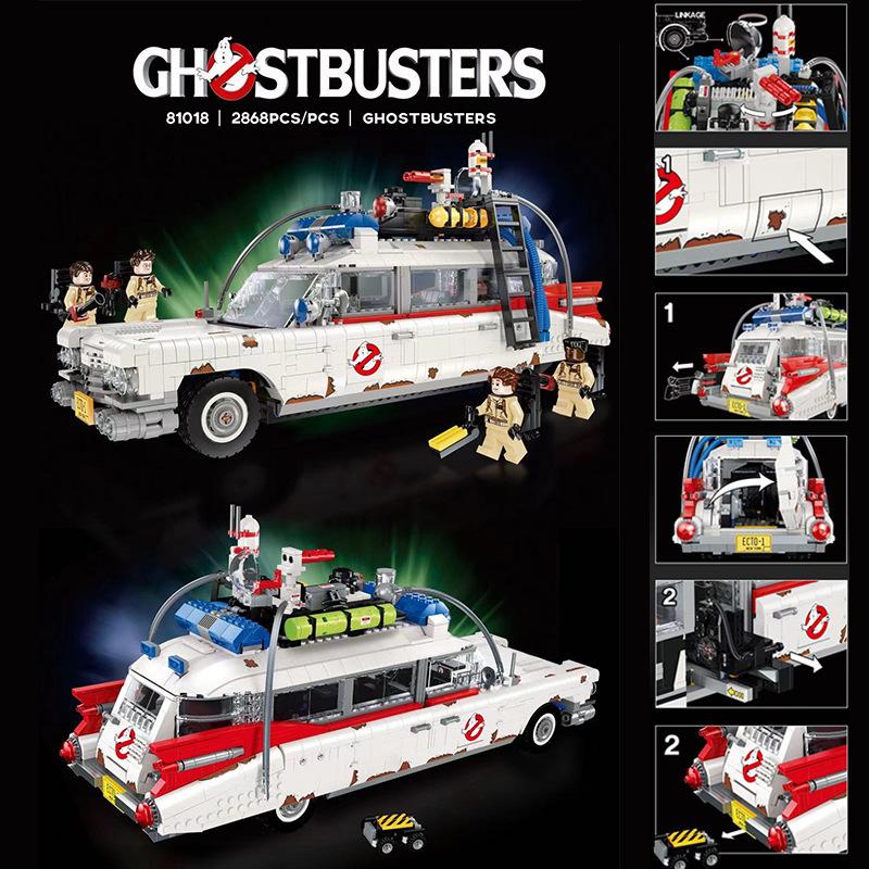 Technic QIZHILE 81Technic QIZHILE 81018 Ghostbusters Ecto-1018 Ghostbusters Ecto-1