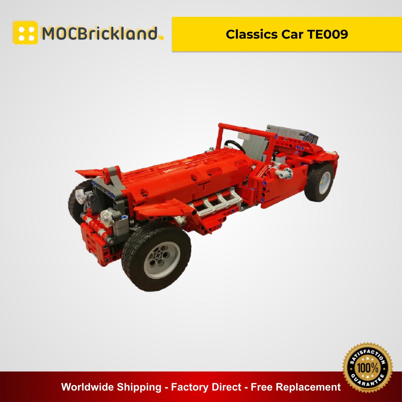 Classics Car TE009 Technic MOC 3740 with 1289 pieces Classics Car TE009 Technic MOC 3740 with 1289 pieces