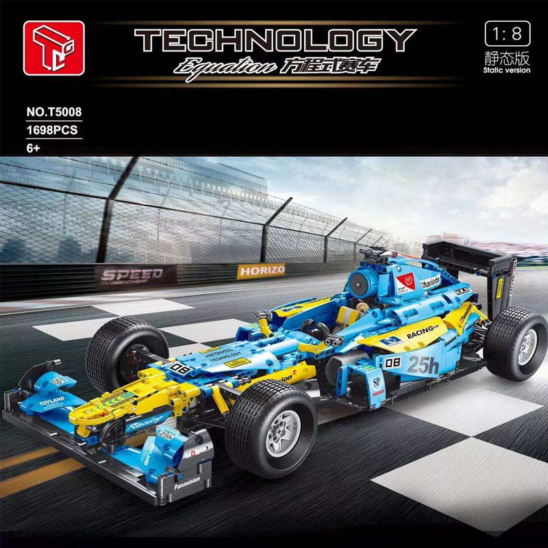 TECHNICIAN TAIGAOLE T5008 Blue F1 Car 18 Scale