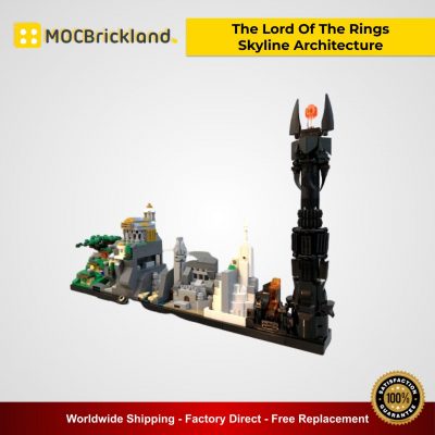 The Lord Of The Rings - Skyline Architecture MOC 20513 Movie Designed By MOMAtteo79 With 730 Pieces
