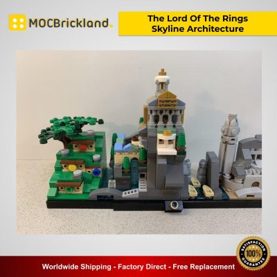 The Lord Of The Rings - Skyline Architecture MOC 20513 Movie Designed By MOMAtteo79 With 730 Pieces