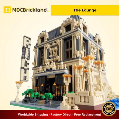 The Lounge MOC 14123 Modular Building Alternative LEGO 10253 Designed By Huaojozu