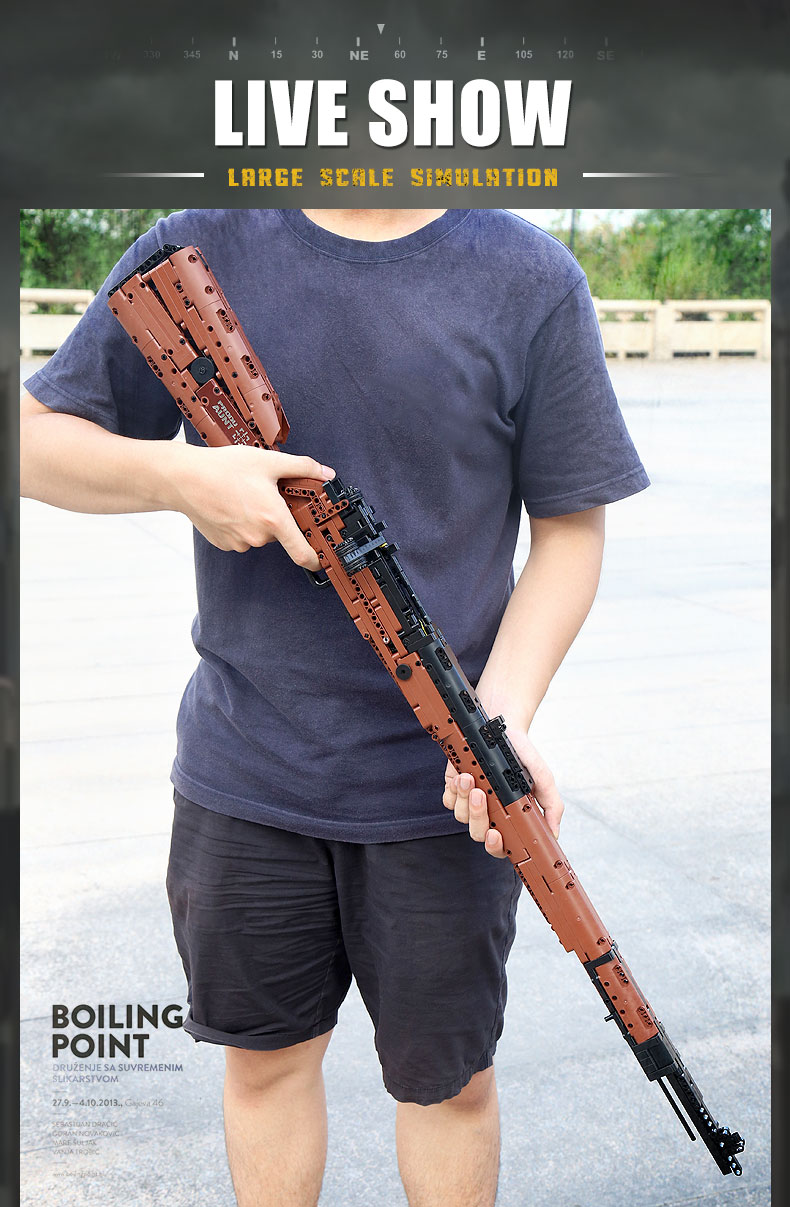 MOULD KING 14002 The Mauseres 98K Sniper Rifle