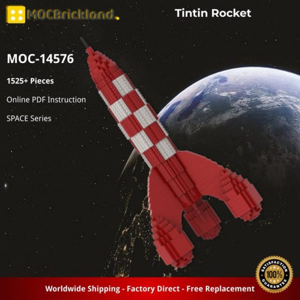 MOCBRICKLAND MOC-14576 Tintin Rocket
