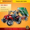 MOCBRICKLAND MOC 8063-1 Tractor with Trailer