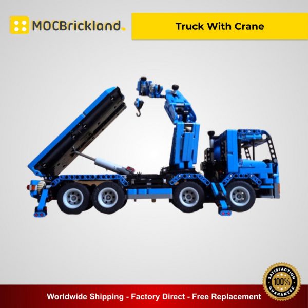 Truck With Crane MOC 8317 Technic Designed By ErikLeppen With 1407 Pieces