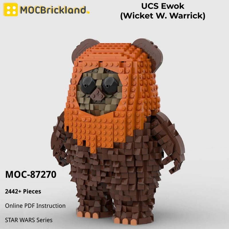 MOCBRICKLAND MOC-87270 UCS Ewok (Wicket W. Warrick)