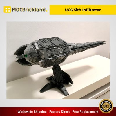 UCS Sith Infiltrator MOC 4265 Star Wars Designed By Aniomylone With 1195 Pieces