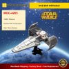 UCS Sith Infiltrator MOC 4265 Star Wars Designed By Aniomylone With 1195 Pieces