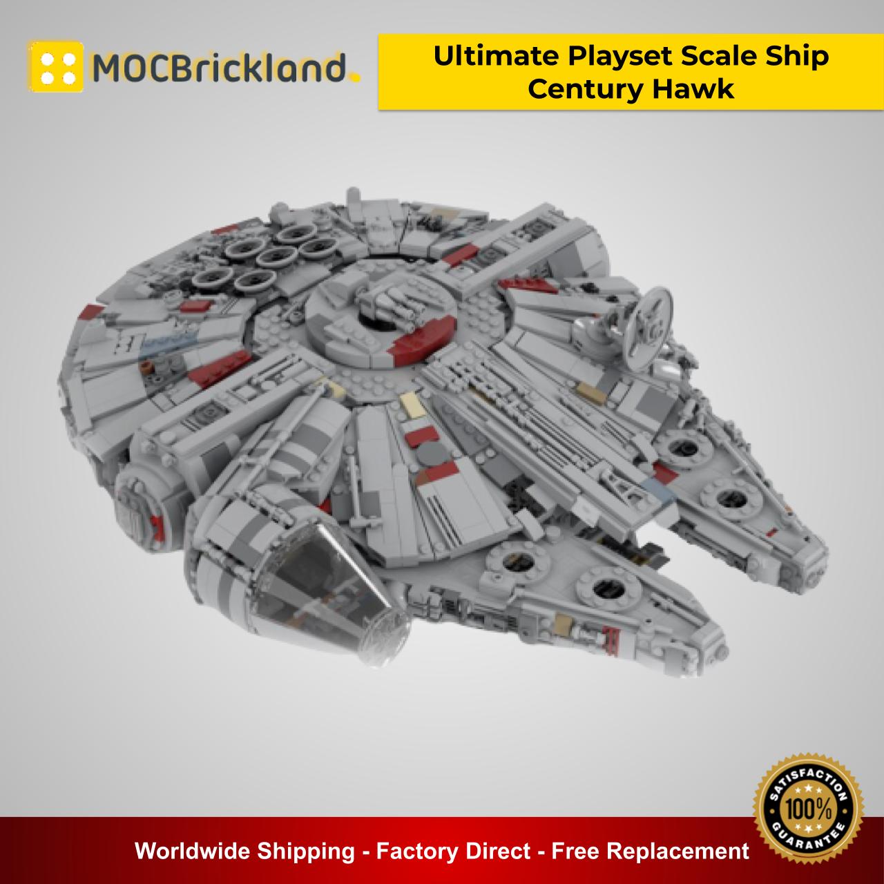 Ultimate Playset Scale Ship Century Hawk Star Wars MOC 33689 Designed By  2bricksofficial with 3208 pieces