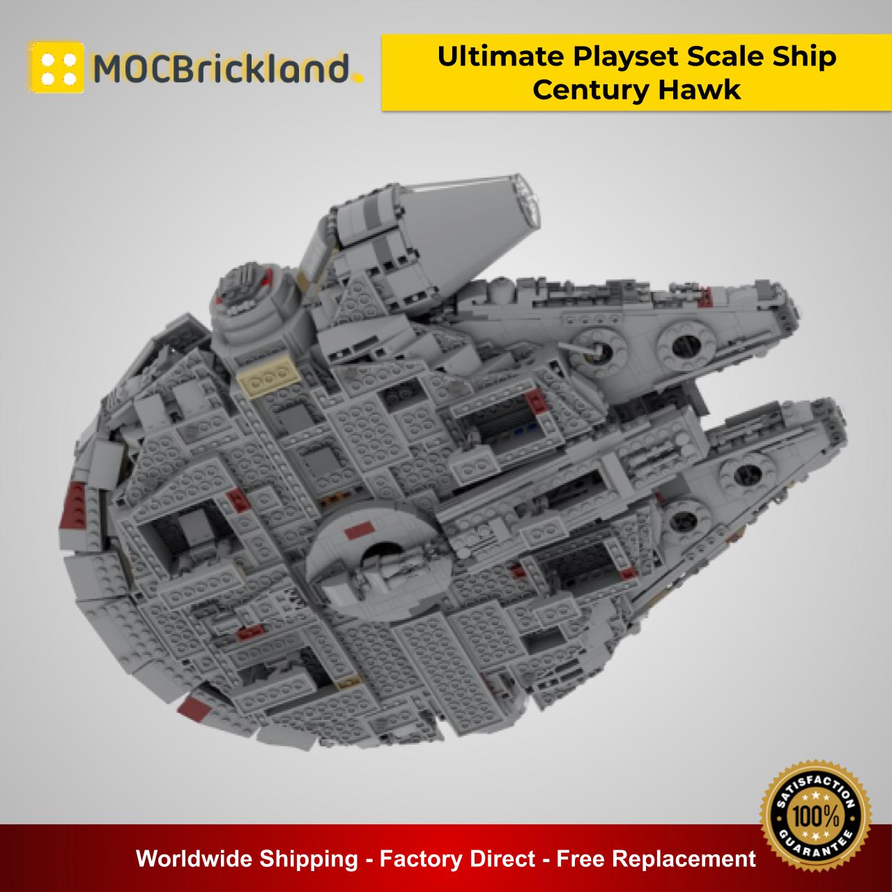 Ultimate Playset Scale Ship Century Hawk Star Wars MOC 33689 Designed By  2bricksofficial with 3208 pieces