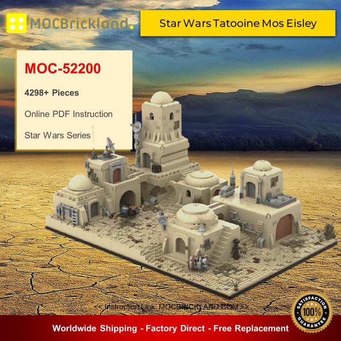 Star Wars MOC-52200 Star Wars Tatooine Mos Eisley Cantina #1 By MOCOPOLIS MOCBRICKLAND
