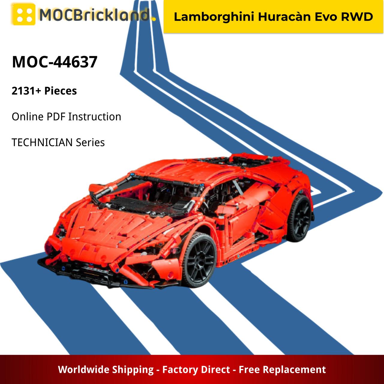 TECHNICIAN MOC-44637 Lamborghini Huracàn Evo RWD MOCBRICKLAND