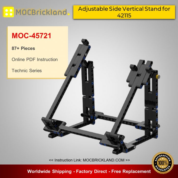 Technic MOC-45721 Adjustable Side Vertical Stand for 42115 Lamborghini Sián FKP 37 By universalbrick MOCBRICKLAND
