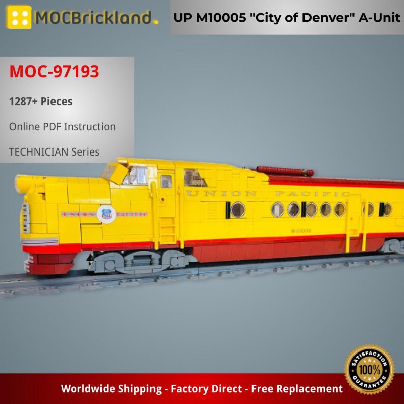 MOCBRICKLAND MOC-97193 UP M10005 "City of Denver" A-Unit