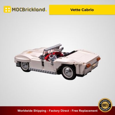 Vette Cabrio MOC 35292 Technic Alternative LEGO 10220 Designed By Keep On Bricking With 650 Pieces