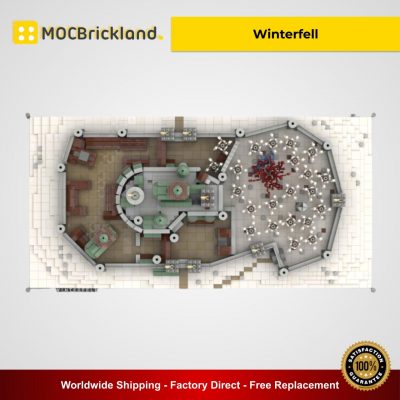 Winterfell MOC 25236 City Designed By EthanBrossard With 3052 Pieces