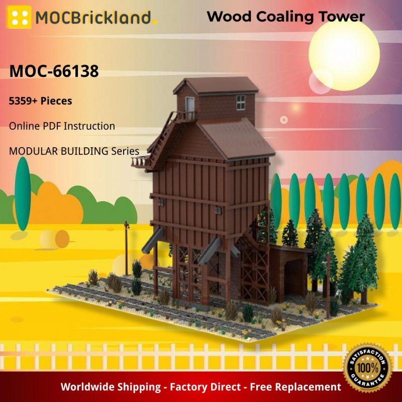 MOCBRICKLAND MOC-66138 Wood Coaling Tower