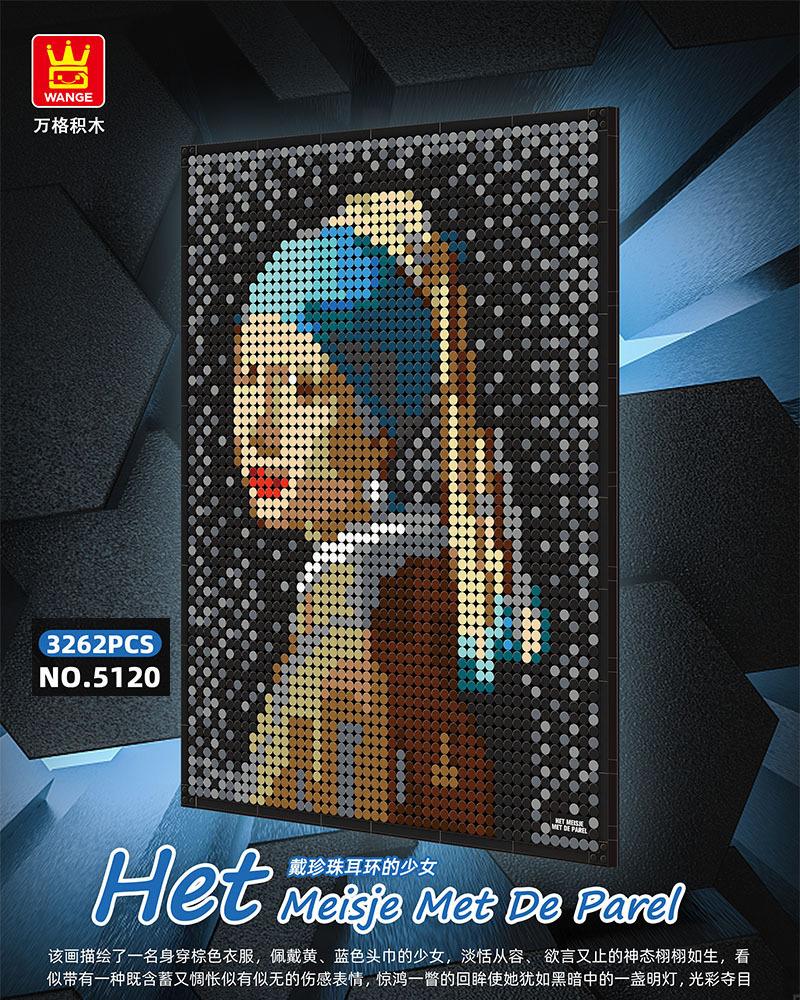 Creator wange 5120 - 5121 world famous paintings