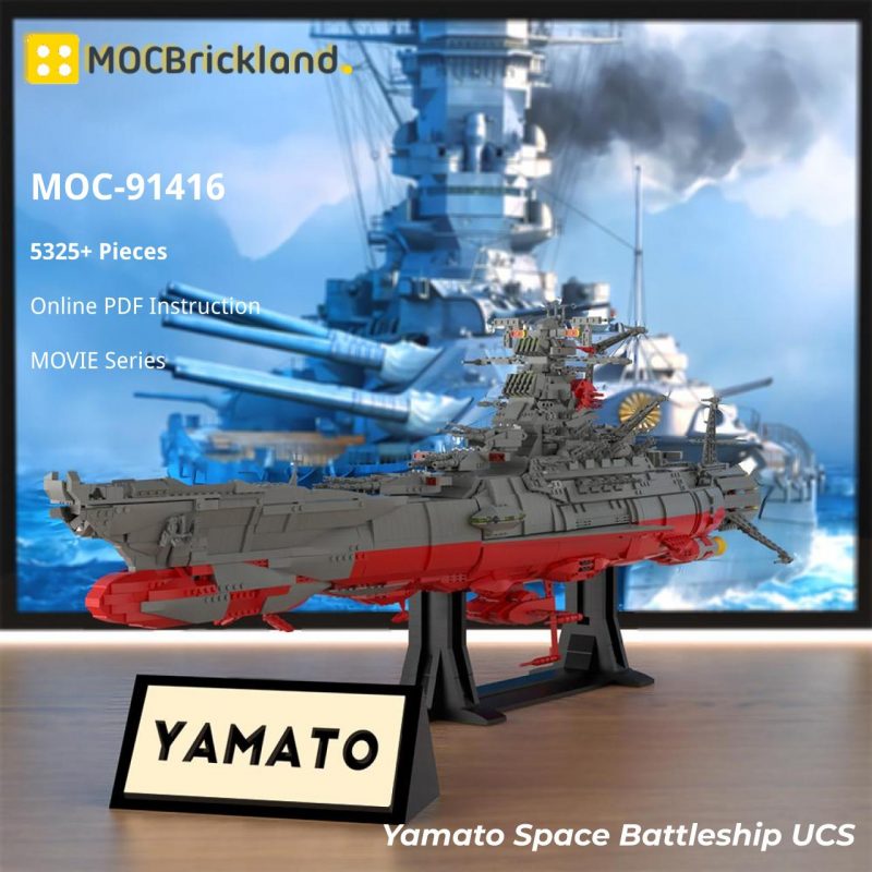 Yamato Space Battleship Movie MOC-91416 Legomeris with 5325 pieces - MOC Brick