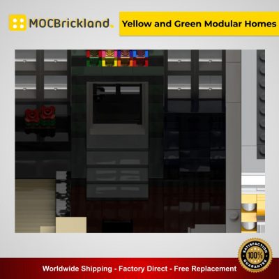 Yellow and Green Modular Homes MOC 42028 Modular Building Designed By Legosam36