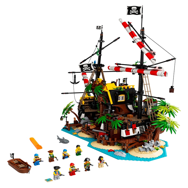 ZEBRA 698998 Pirates of Barracuda Bay Compatible With MOC 21322